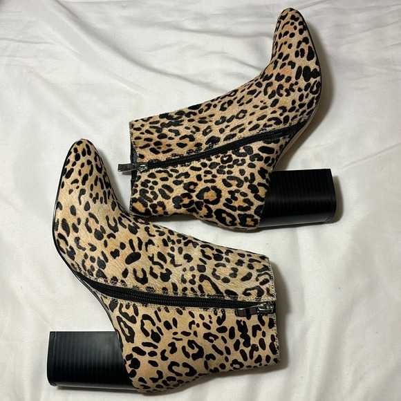 Halogen Leopard Cheetah Haircalf Abbi Block
Heel Booties - Picture 9 of 12